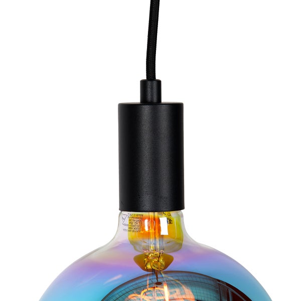 Industrielle Pendelleuchte schwarz inkl. LED G170 dimmbar - Facil