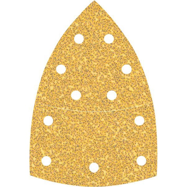 Dreieckschleifpapier mit Löchern zur Staubabsaugung