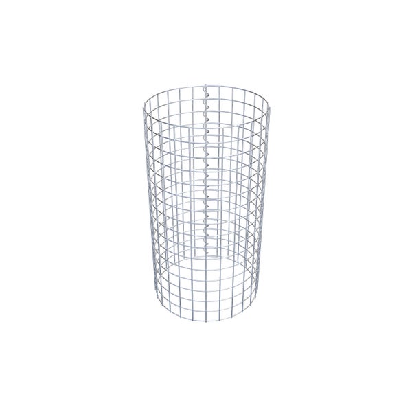 Gabionensäule Durchmesser 42 cm MW 5 x 5 cm rund - Höhe: 80 cm