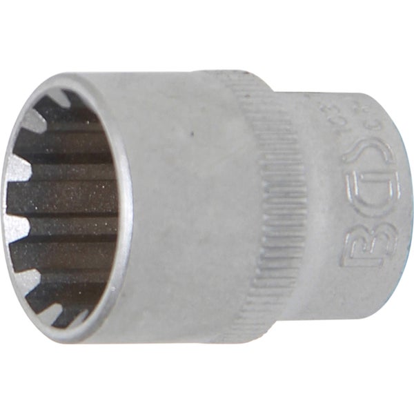 BGS Steckschlüssel-Einsatz Gear Lock Antrieb Innenvierkant 10 mm (3/8) SW 17 mm - 10317