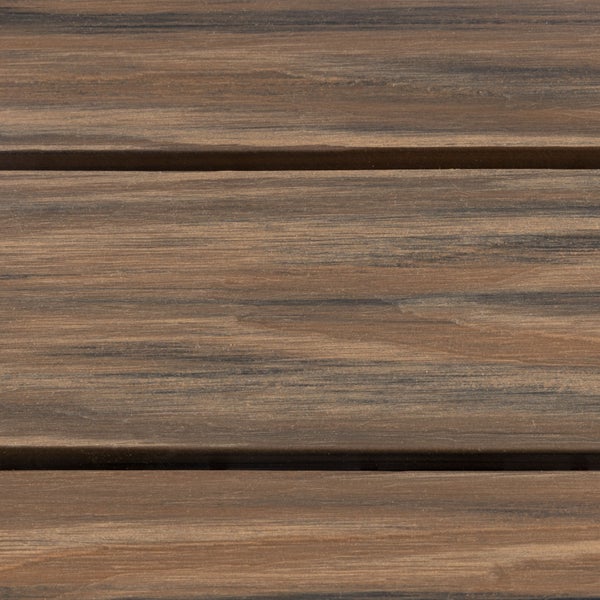 FLOORDIREKT WPC Klickfliesen Classic - für Balkon und Terrasse 30 x 30 cm - Mix Teak 11er-Set 1 m²