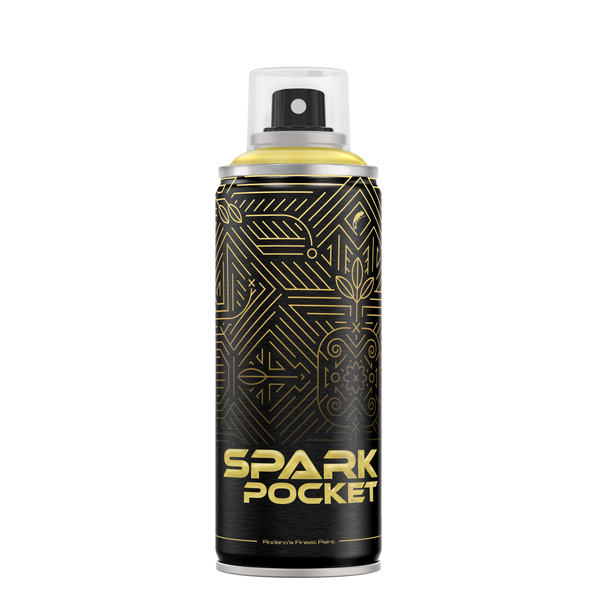 Sprühdose Spark Pocket Lack mit geometrischem Muster für dekorative Anstriche