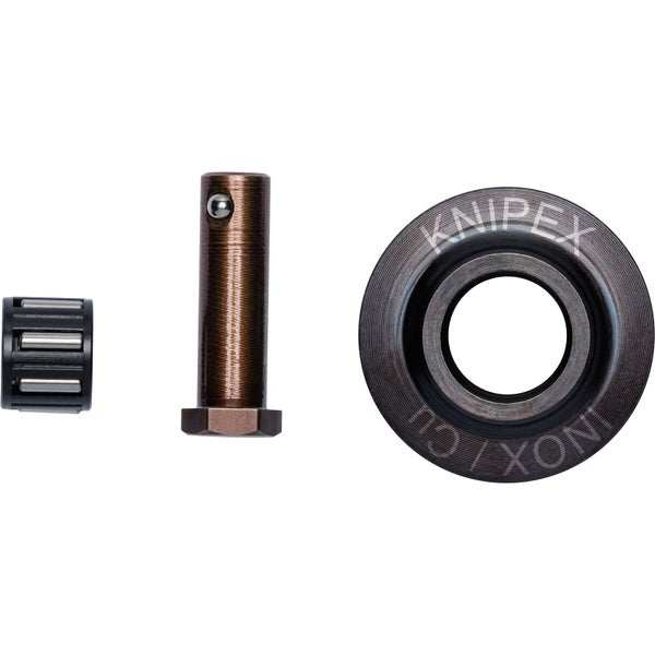 Knipex Ersatzschneidrad für Rohrabschneider inklusive Nadellager und Befestigungsbolzen für Edelstahl und Kupfer.