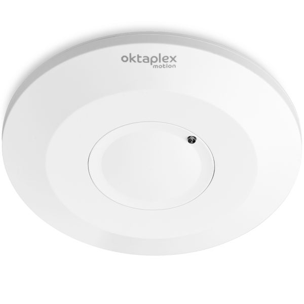 Oktaplex Ida 360° Bewegungsmelder flach Decke Hochfrequenzssensor weiß