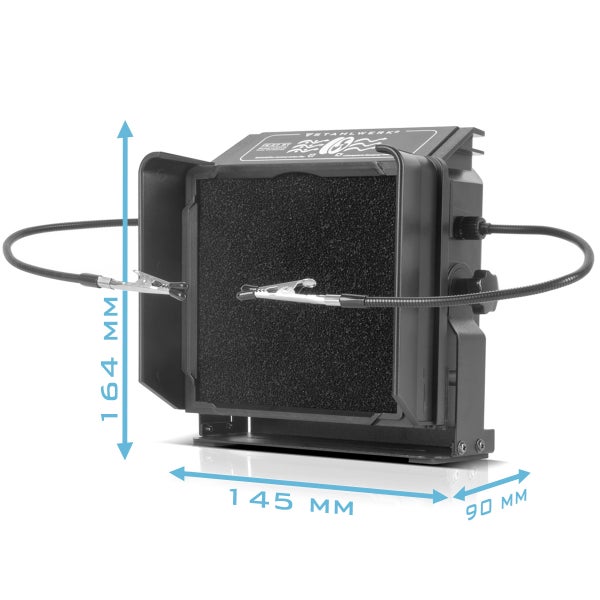 STAHLWERK Lötabsaugung FE-27 ST mit 2-fach-Filter Dunstabzug / Rauchabsaugung
