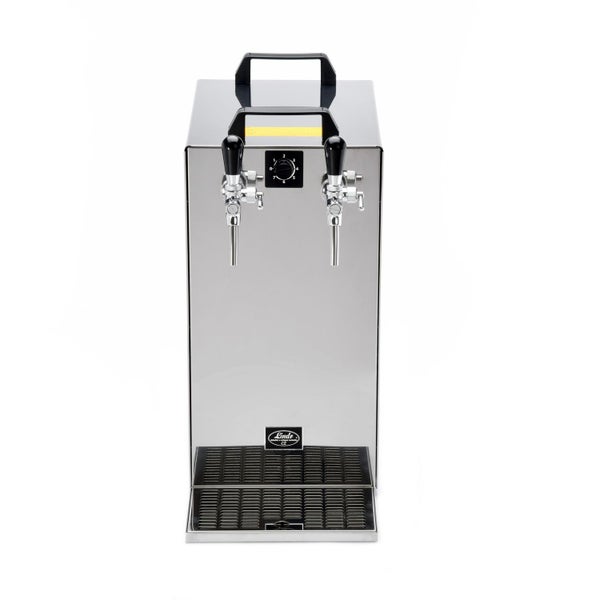 Zapfanlage Kontakt 155 - Green Line - Bierzapfanlage 2-leitig Trockenkühlgerät aus Edelstahl, 160 Liter/h