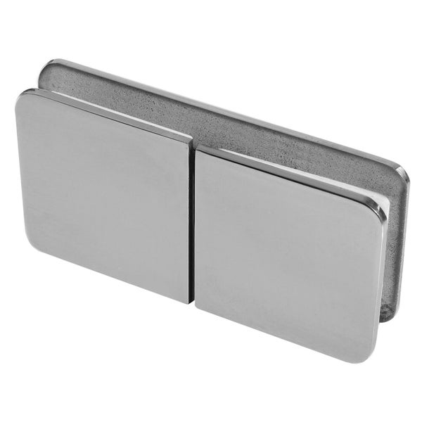 Rechteckiger Glasverbinder aus Metall für Glasduschen