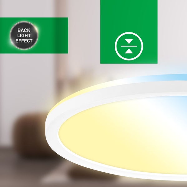 LED Panel LED Deckenleuchte Deckenlampe EEK A Dimmbar Fernbedienung CCT