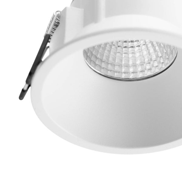 Arcchio LED Hochvolt Einbaustrahler Niria (Modern) in Weiß aus Aluminium (1 flammig, ) - Strahler Einbauleuchte Deckenleuchte Wandleuchte Wohnzimmerleuchte