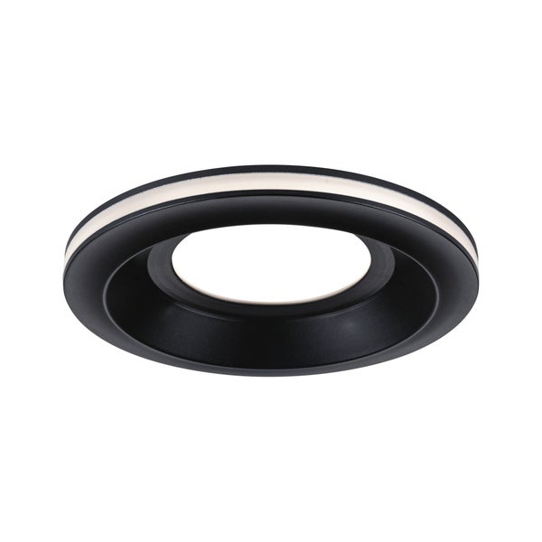 LED Einbauleuchte Sormus 3er-Set IP65 rund 100mm 3x4,8W / 1,5W 560lm / 180lm 230V 3000K Schwarz