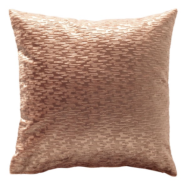 Quadratisches Zierkissen mit Strukturmuster