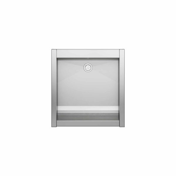 Ebenerdige Dusche mit Duschrinne