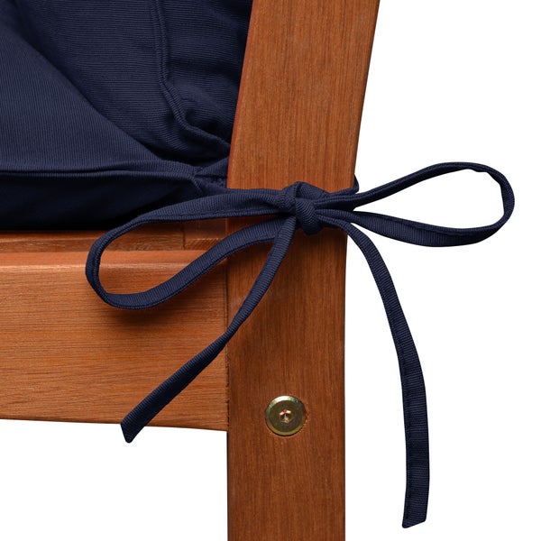 Beautissu Flair BR Bankauflage 120x50cm Dunkelblau