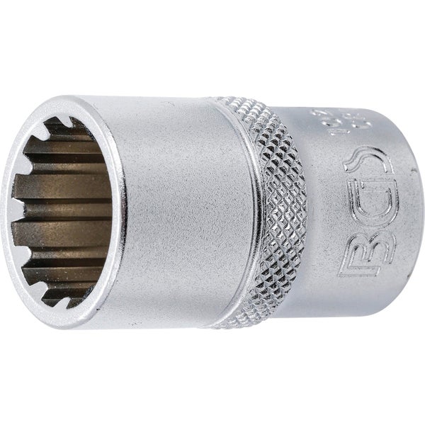 BGS Steckschlüssel-Einsatz Gear Lock Antrieb Innenvierkant 12,5 mm (1/2) SW 16 mm - 10216