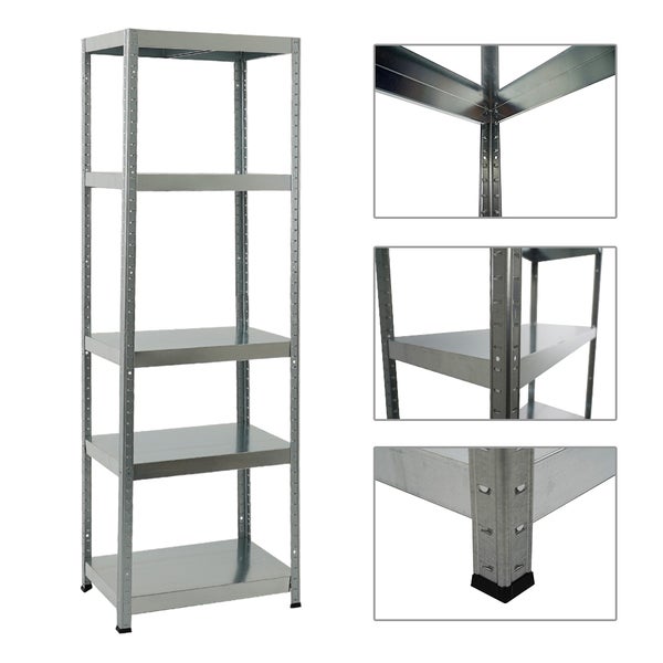 PROREGAL Mega Deal 2x Schwerlastregal Steel Eagle HxBxT 180 x 60 x 40 cm Fachlast 130 kg Verzinkt