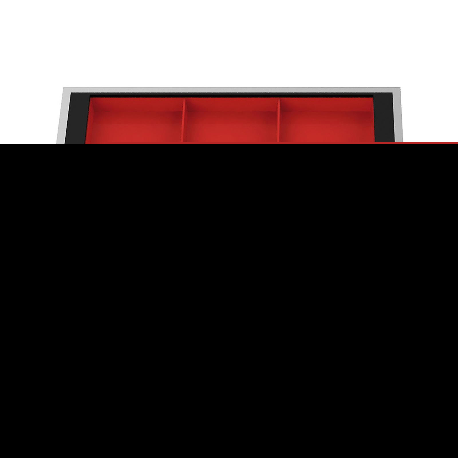 WS24 Schubladeneinteilung Kleinteilekästen BLH 50 mm Innenmaß 500 x 450 mm - WS24-100151