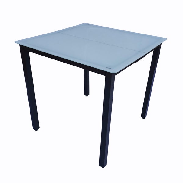 Alu Glas Gartentisch Balkontisch MA Mattglas