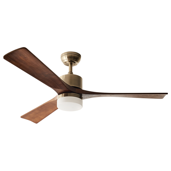 Deckenventilator mit drei Flügeln und Beleuchtung