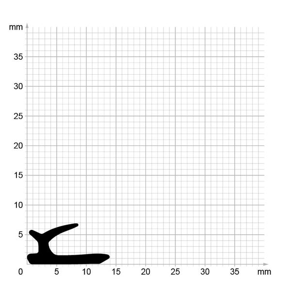 DIWARO. | Lippendichtung LP105 | schwarz | 5 Meter