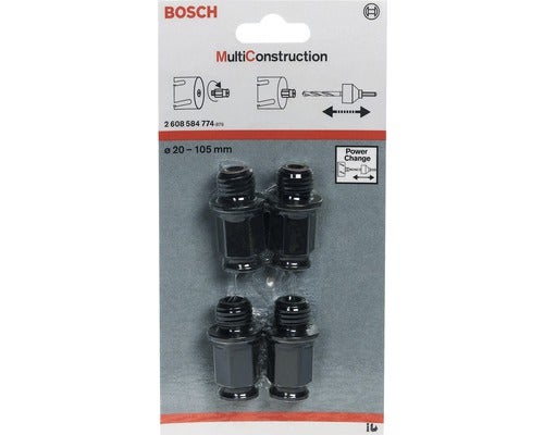 Bosch Multi Construction Adapterset, Durchmesser 20 bis 105 Millimeter