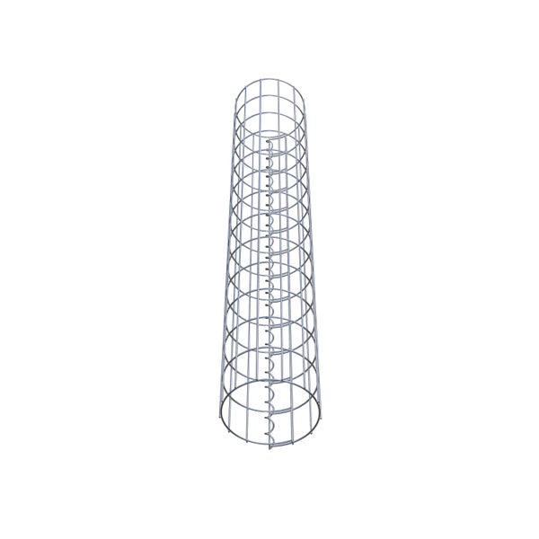 Gabionensäule Durchmesser 22 cm, MW 5 x 10 cm rund - Höhe: 1,30 m
