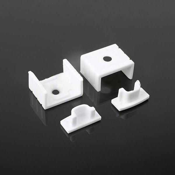V-TAC VT-8157-S - LED-Streifenleuchten - Montage-Kit Silber - IP20 - Silber