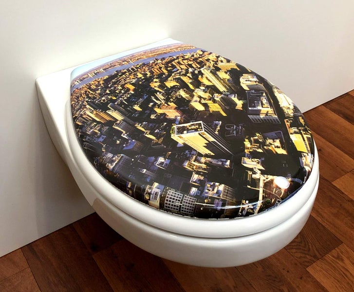 WC Sitz Big City mit Absenkautomatik, zur Reinigung abnehmbar