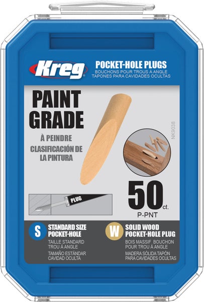 Kreg Logo, 250 Stück Taschenlochschrauben, 25 Millimeter, Flachkopf, Quadratischer Antrieb Nummer 2, Grobgewinde, verzinkt, für Innenräume.