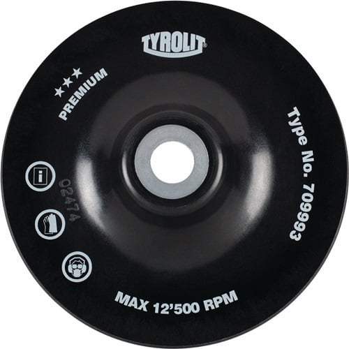 TYROLIT Stützteller Fiberscheiben PAD UNI Ø125 mm M14 hart - 709993