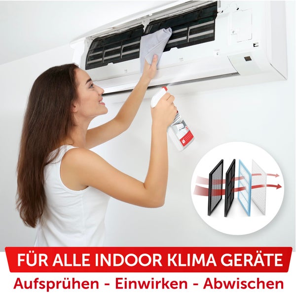 Nordicare Klimaanlagenreiniger Spray [500ml] Klimaanlagen Reiniger zur effektiven Reinigung I Klimaanlage Reinigungsspray, Klimareiniger auch für Pool, Wärmepumpe & Verdampfer