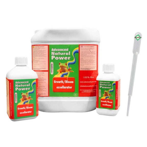 Advanced Hydroponics Growth/Bloom Excellarator – 5 Liter universeller Dünger für alle Wachstumsphasen, Blütenmaximierung & gesunde Pflanzen mit Dosierpipette