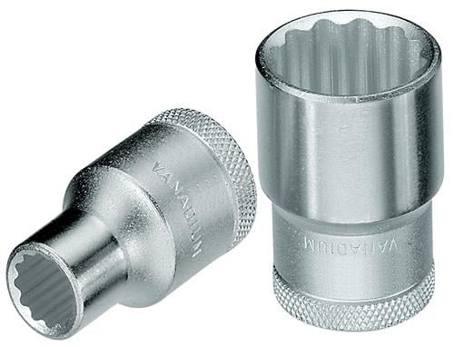 Gedore Steckschlüsseleinsatz D 19 1/2″ 12-kant SW 10 mm - 6133200