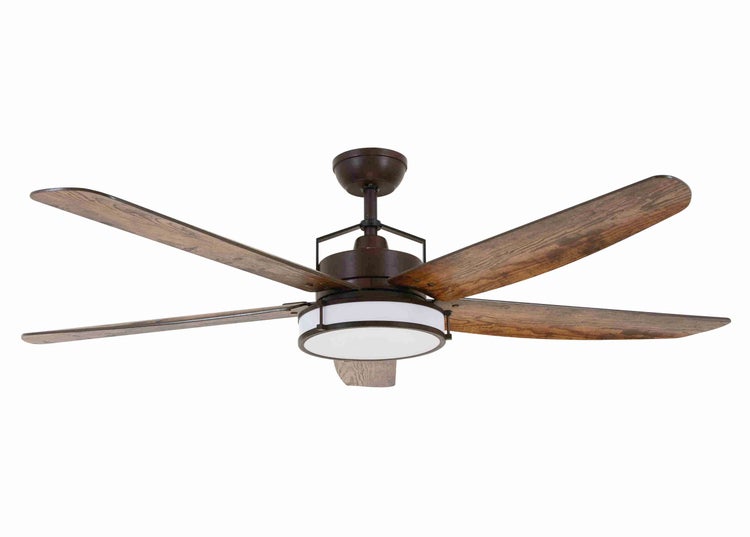 Louisville Deckenventilator 157 cm mit 6 Geschwindigkeiten und Fernbedienung