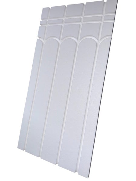 Dekorpaneel aus Polystyrol mit Kassettenmuster