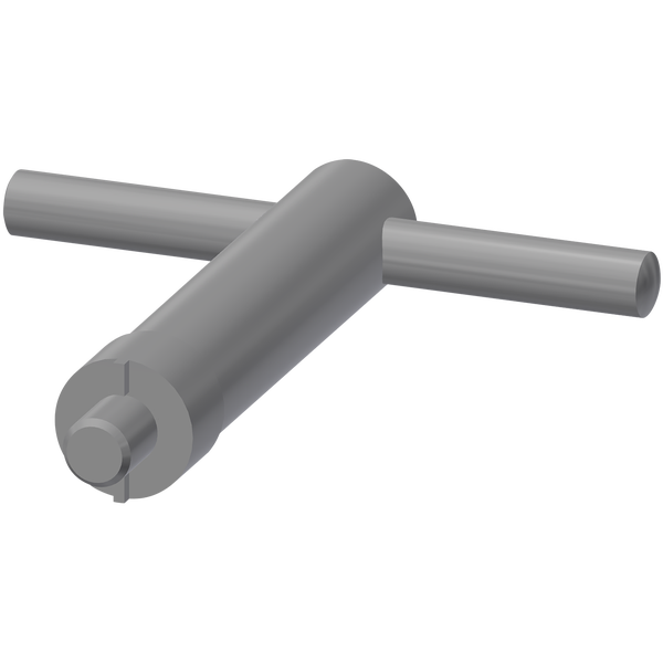 T-Griff-Schlüssel aus Metall für Handwerkerprojekte.