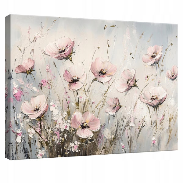 Bilder Abstrakt Blumen Leinwandbild Wandbild Wanddeko Schlafzimmer 120X80 cm