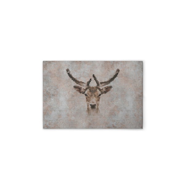 Leinwandbild mit Hirschmotiv
