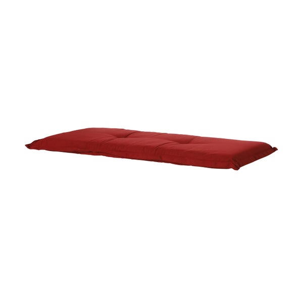 Bankauflage Rib rot - Ca. 120x48 cm