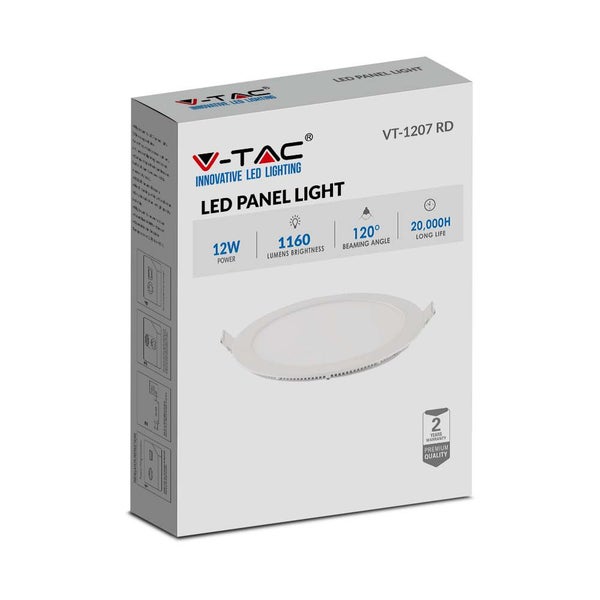 V-TAC LED Panel Leuchte Verpackung