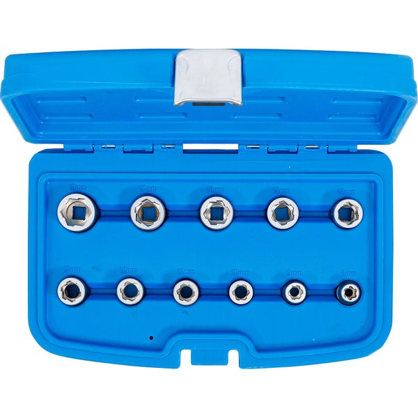 BGS Ausdreh-Satz für Schrauben und Muttern 10 mm (3/8) metrisch 11tlg. - 8383