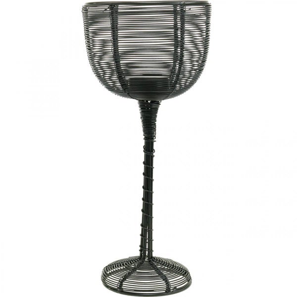 Draht Pflanzgefäß in Pokalform