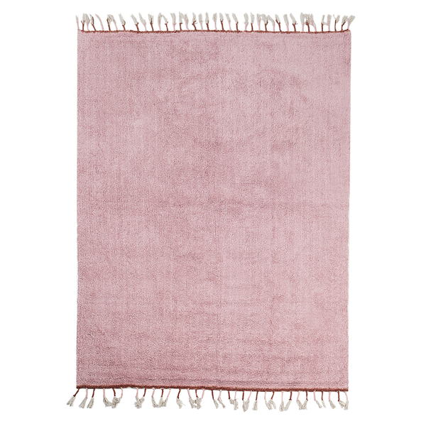 Kinderteppich CAPARLI Rosa 140 x 200 cm Baumwolle