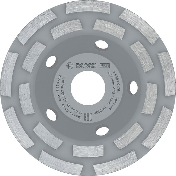 Bosch PRO Concrete Schleifkopf 50 x 115 mm 22,23 mm - 2608601761