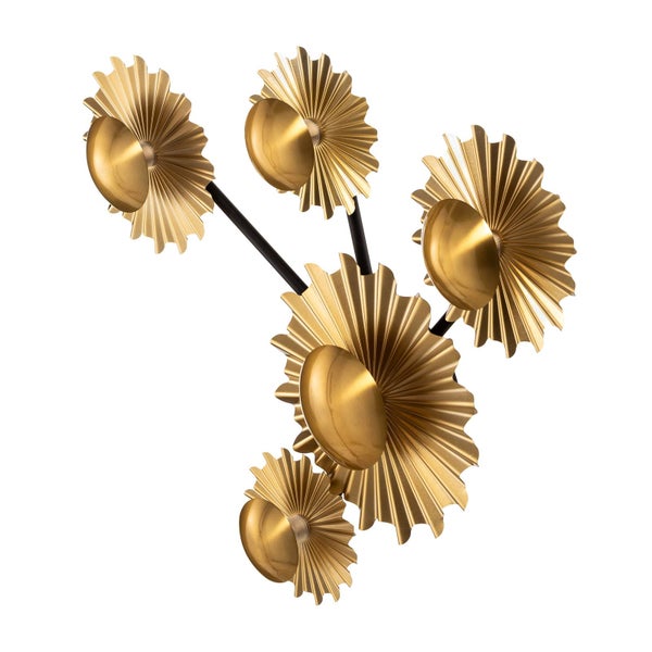 Lindby Wandleuchte, Wandlampe Innen Senmia (Modern) in Gold / Messing aus Metall (5 flammig G9) - Wandstrahler Wandbeleuchtung Schlafzimmer Wohnzimmer Wohnzimmerleuchte