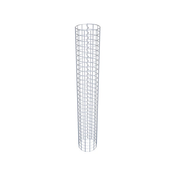 Gabionensäule Durchmesser 22 cm MW 5 x 5 cm rund - Höhe: 150 cm