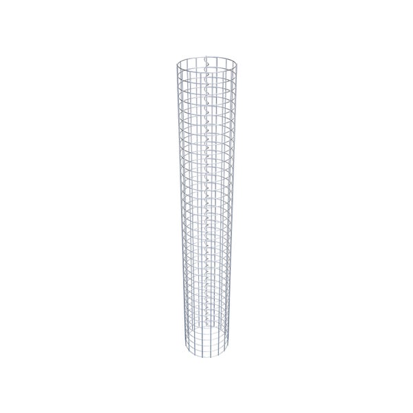 Gabionensäule Durchmesser 27 cm MW 5 x 5 cm rund - Höhe: 180 cm