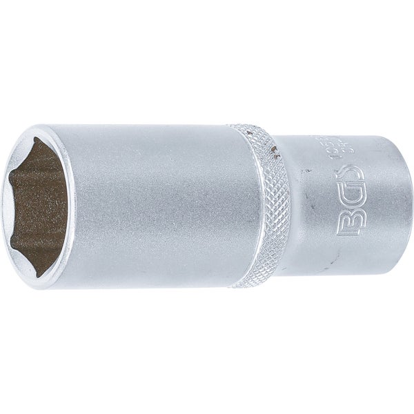 BGS Steckschlüssel-Einsatz Sechskant tief Antrieb Innenvierkant 12,5 mm (1/2) SW 23 mm - 10563