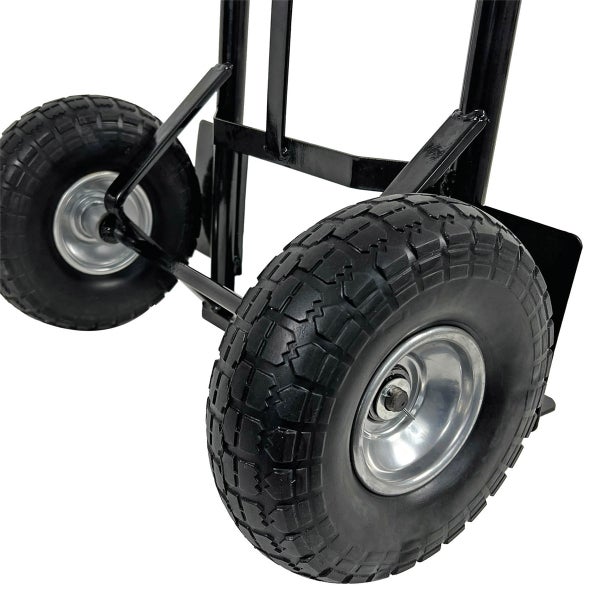 Profi Sackkarre HBH TK320PU – 320 kg Tragkraft, Vollgummireifen, Stahlrahmen, Transportkarre für Werkstatt & Baustelle
