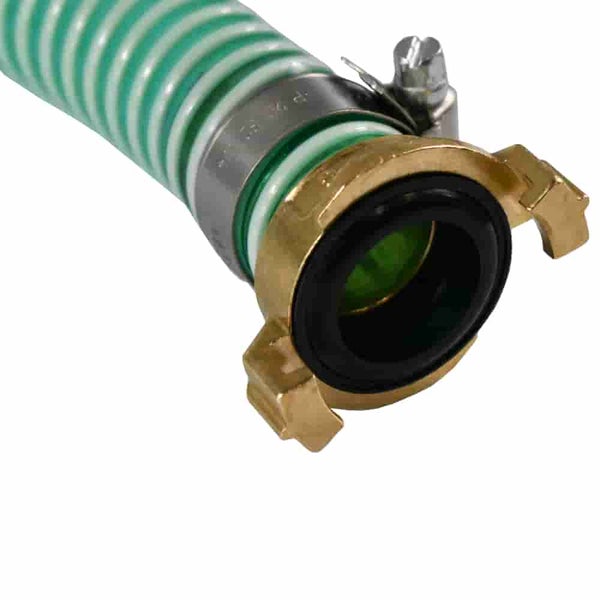 1/25mm Saug- + Druckschlauch mit Saugkorb, Rückschlagventil + Schnellkupplung 6m