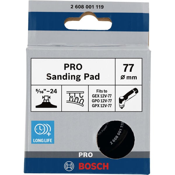Bosch Schleifteller Pro, 77 Millimeter Durchmesser